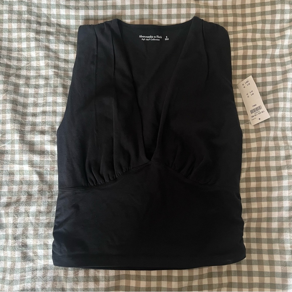 Cotton Seamless Fabric Ruched Top